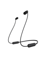 Sony WI-C200 Wireless Headset with mic for phone calls (Black)